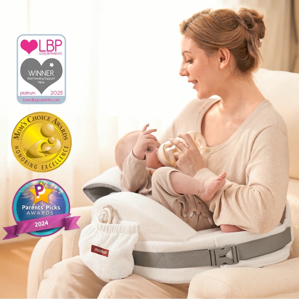 Momcozy MaxSupport Nursing Pillow 🤍 NWT - Picture 4 of 10